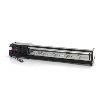 Maxima Sushi and Tapas Display -132L - incl 5 x 1/2 GN - Tabletop |  09400866